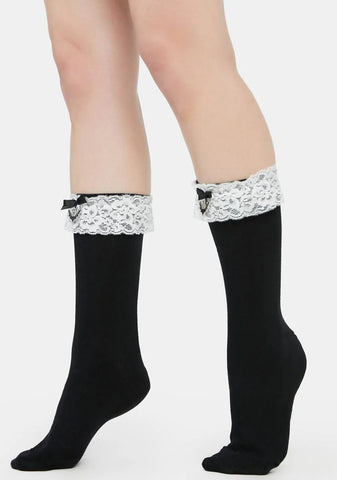 Creature Of The Night Crew Socks