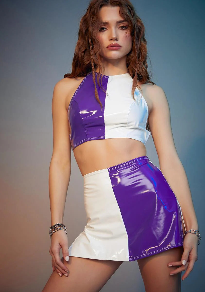 Violet Comin' Through Skirt Set