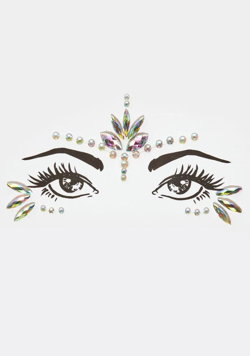 Star Craft Iridescent Crystal Face Gems