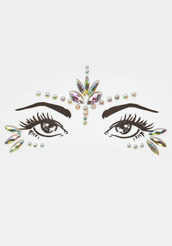 Star Craft Iridescent Crystal Face Gems