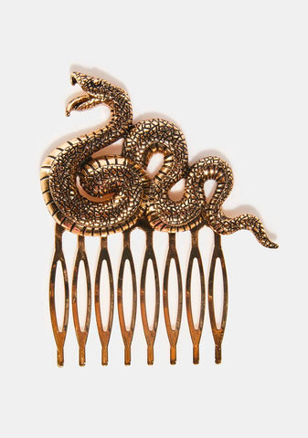Won Me Over Snake Hair Comb