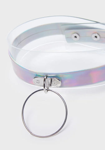 Rainbow Dimension O-Ring Choker