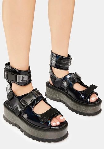 Slacker-15B Platform Sandals