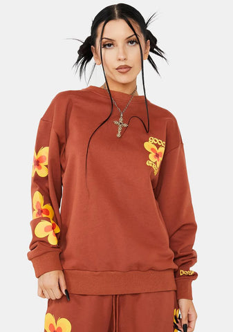 Rust Good Energy Sweatshirt