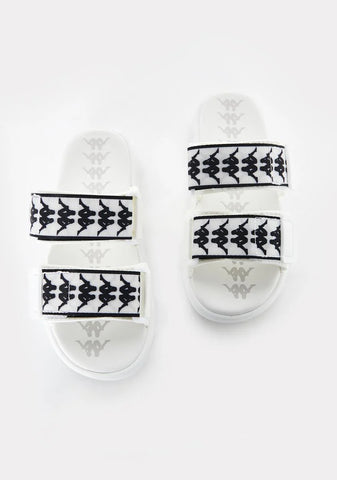 White 222 Banda Aster Logo Slides