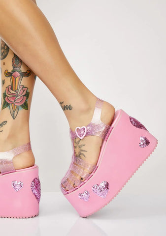 Million Dollar Baby Jelly Platforms