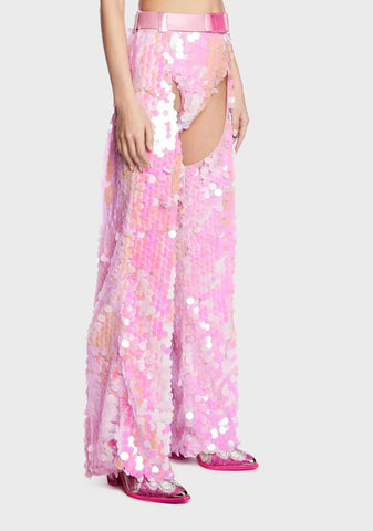 Ride The Dreamwave Sequin Chaps