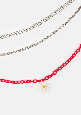 Dancefloor Diva Daisy Necklace