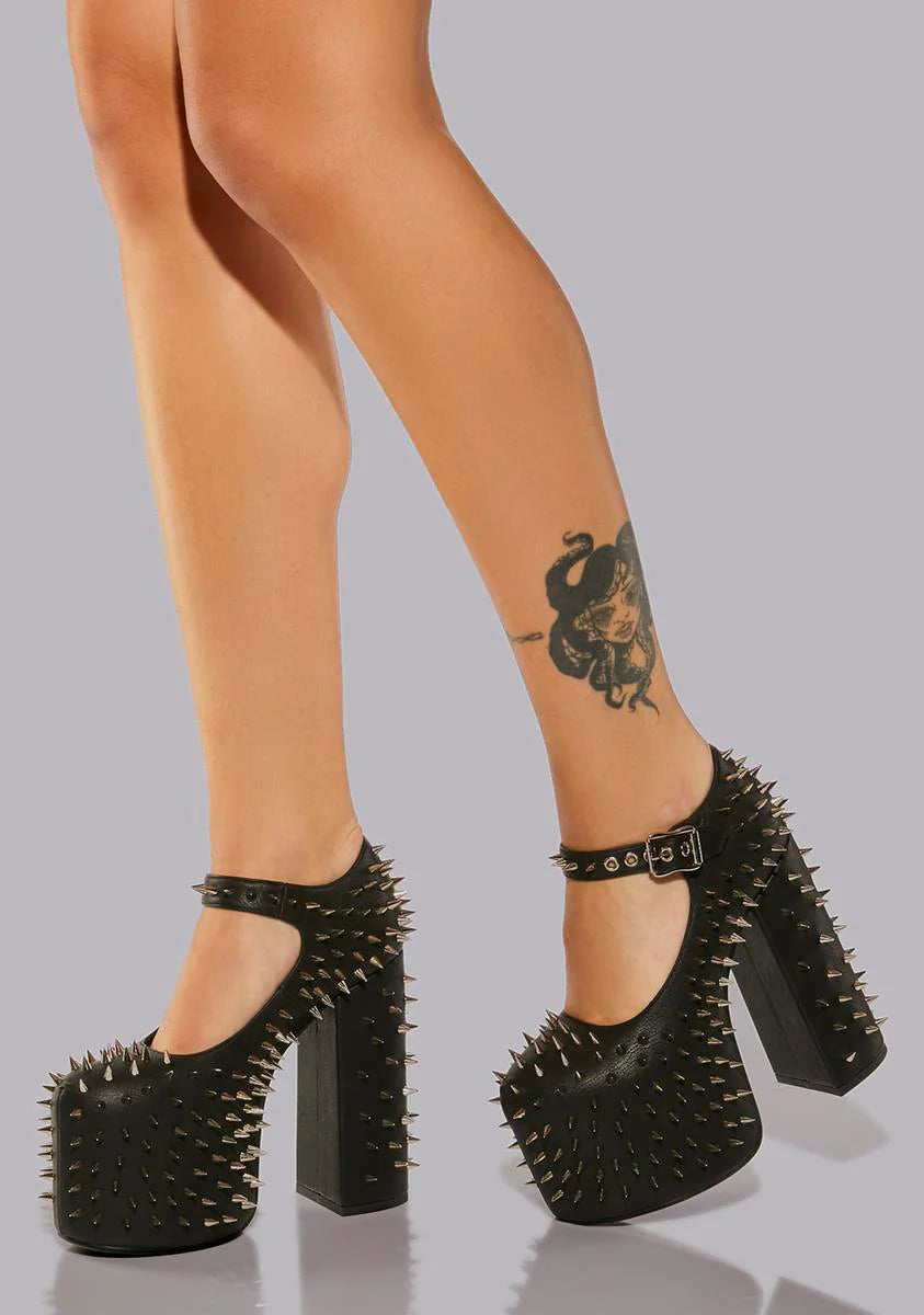 Can't Catch Me Platform Mary Janes