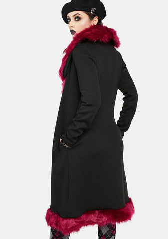 The Vein Whisperer Fur Trim Duster