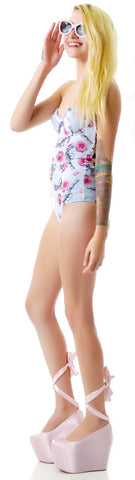 Roses and Guns Cage One Piece