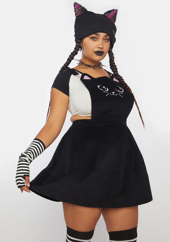 So Pawsitively Purrfect Pinafore Dress