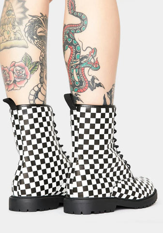 Abbey Road Combat Boots