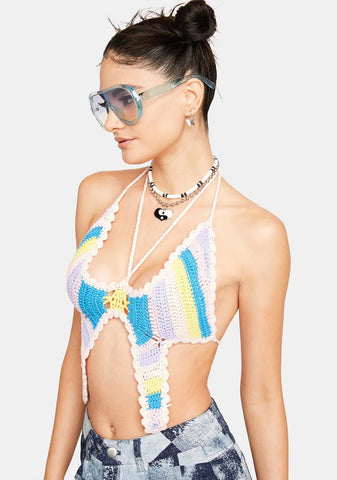 Fit Together Crochet Halter Top