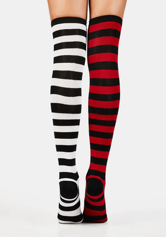 Underworld Fun Thigh High Socks