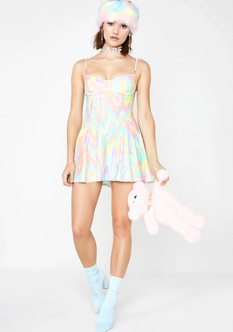 Came Thru Drippin' Flared Dress