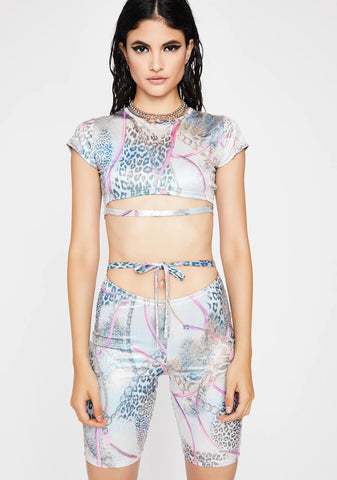 Animal Party Shorts Set