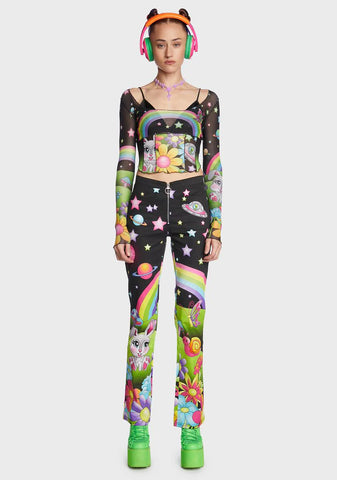 Happy Planet Graphic Pants