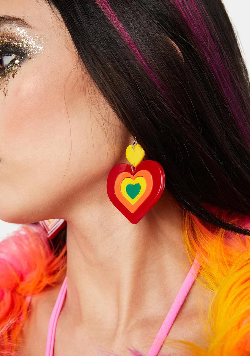 Infinite Cutie Heart Earrings