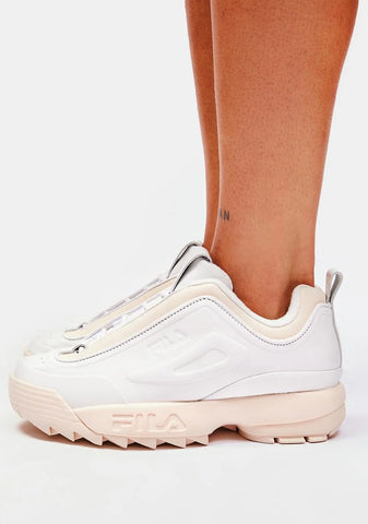 White Gardenia Disruptor Zero Sneakers