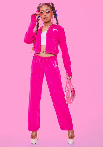 Top Of My Game Velour Jogger Jacket