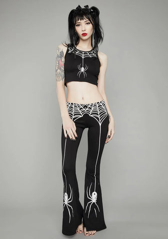 Web Of Secrets Sports Bra Top