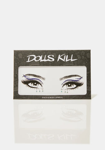 Berry Feline Pretty Eyeliner Stickers