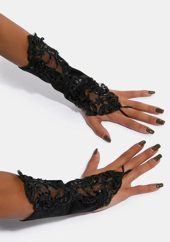 Night Dear Sugar Lace Arm Sleeves