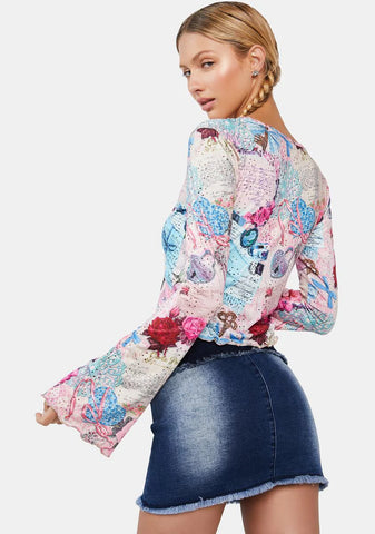 Cobblestone Strolls Mini Skirt