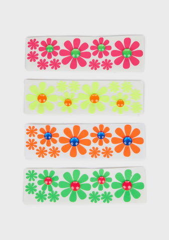 Daisy Jeweled Eye Stickers
