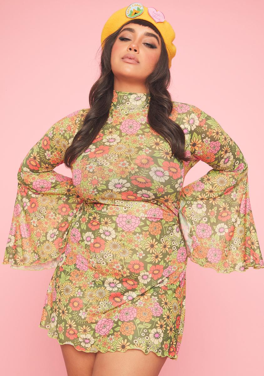 My Modern Love Bell Sleeve Dress