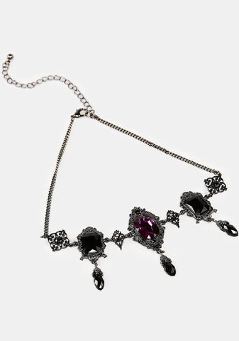 Made To Haunt Gem Necklace
