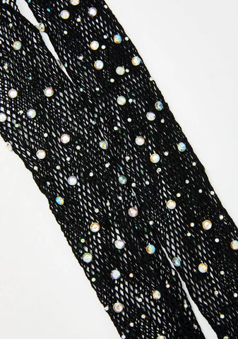 Lush Love Fishnet Gloves