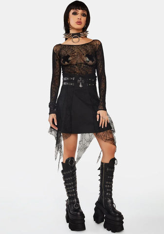 Taking Over Me Mesh Top