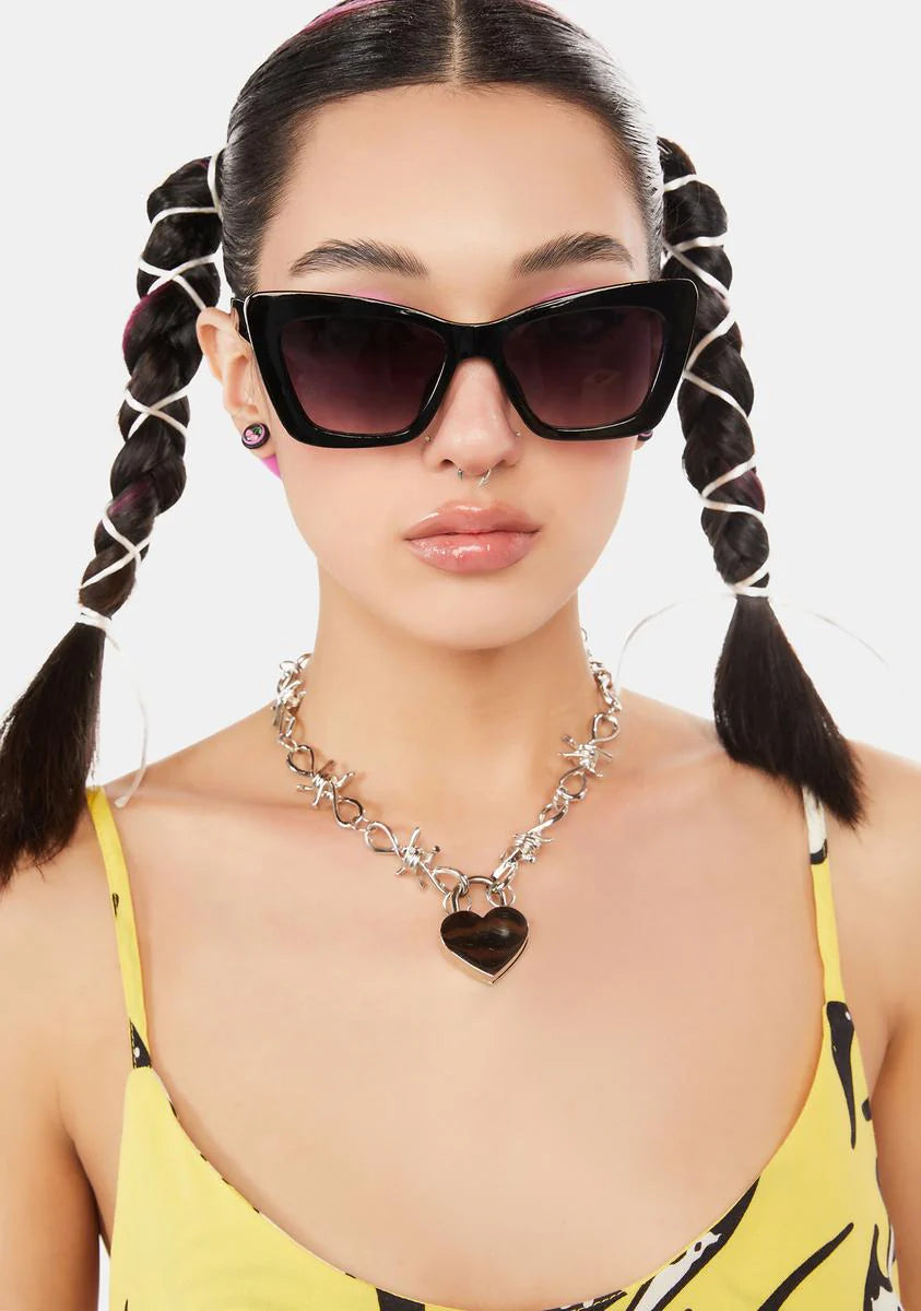 No New Magic Cat-Eye Sunglasses