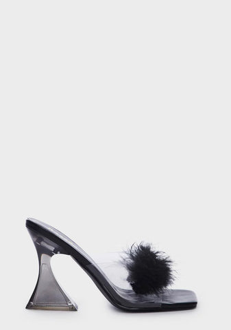 Made You Stay Fuzzy Heels