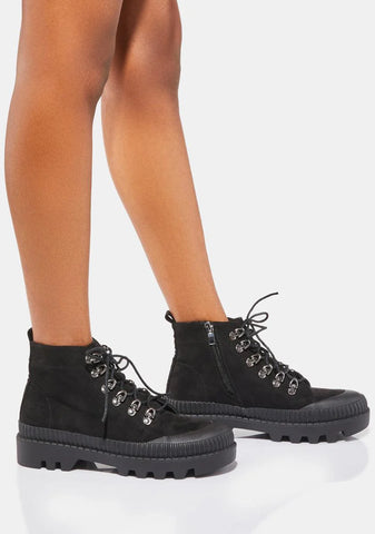 Push The Limits Lace-Up Boots