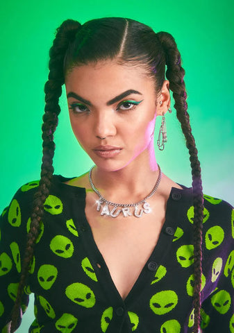 I Am Who I Am Rhinestone Necklace