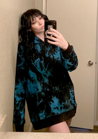 Lucid Dark Dreams Tie Dye Hoodie