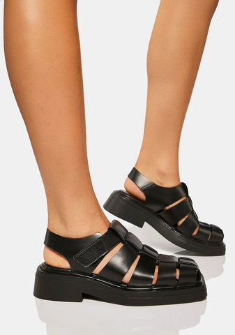 Black Eyra Sandals