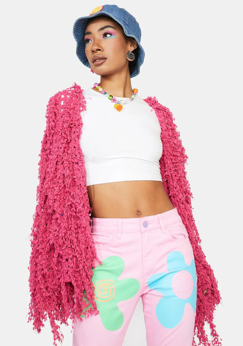 Love Acknowledge It Crochet Cardigan