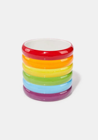 Seeing Growth Rainbow Plant Pot