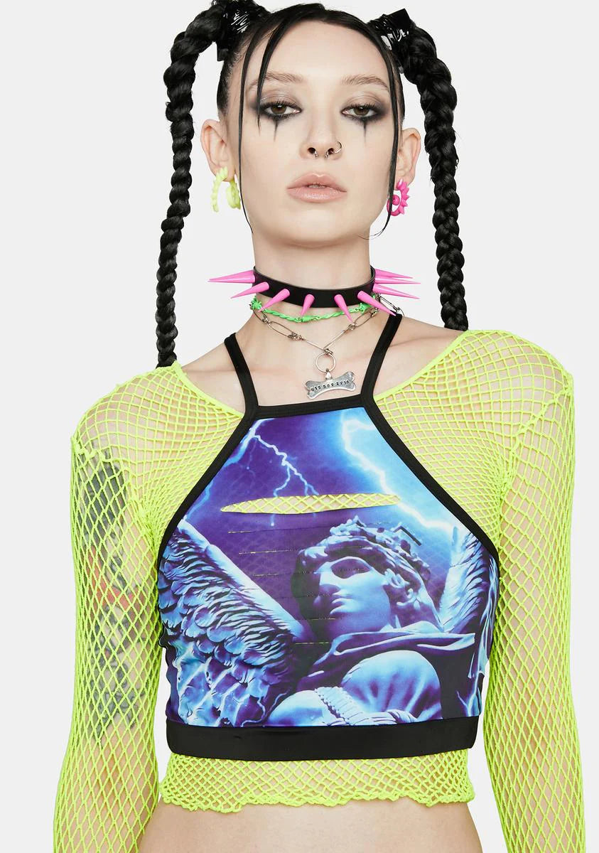 Cityscape Graphic Sports Bra