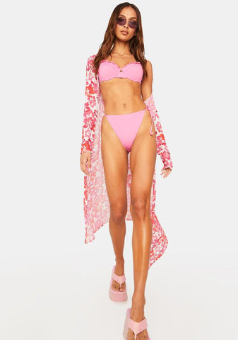 Pink Laguna Bikini Bottoms