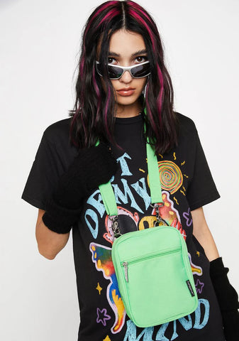 Green Sidekick Crossbody Sling Bag