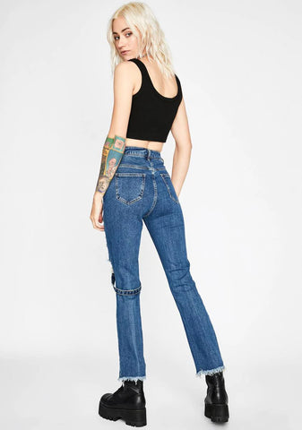 Babe Brutality Harness Jeans