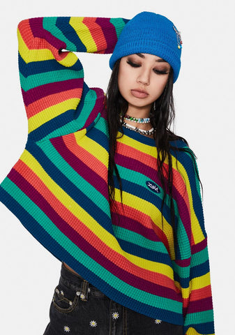 Cerulean Bad In Love Ribbed Beanie