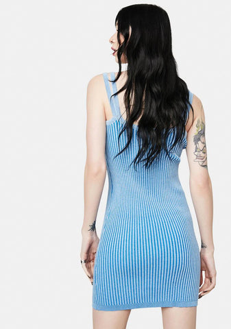 Tell The Truth Ribbed Mini Dress