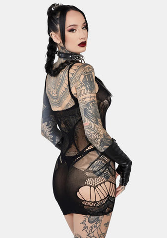 Come Over Fishnet Chemise