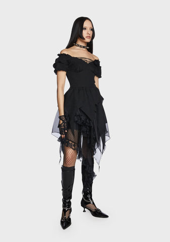 Off The Shoulder Mini Dress